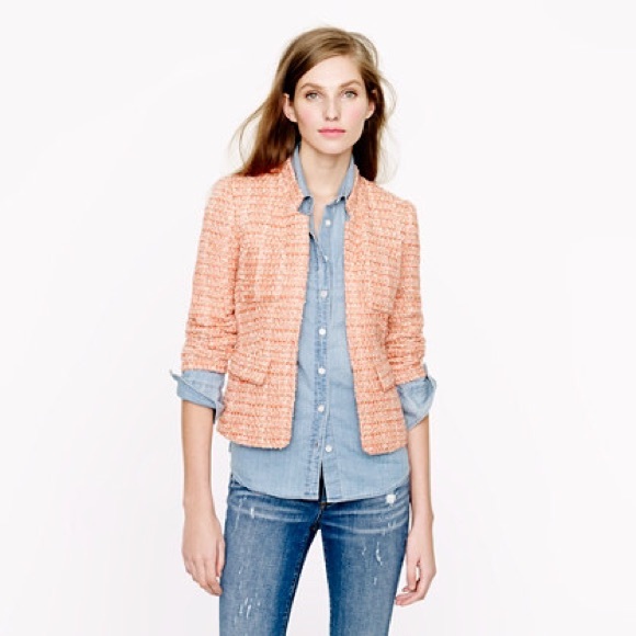 J. Crew Jackets & Blazers - 🔥HOST PICK: J. Crew coral tweed blazer