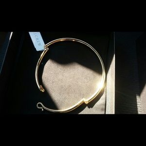 J.Crew Gold Hinged Choker