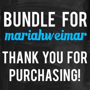 💙 Bundle for @mariahweimar 💙