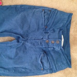 Blue high waisted jeans