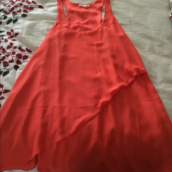 Silent noise coral medium dress