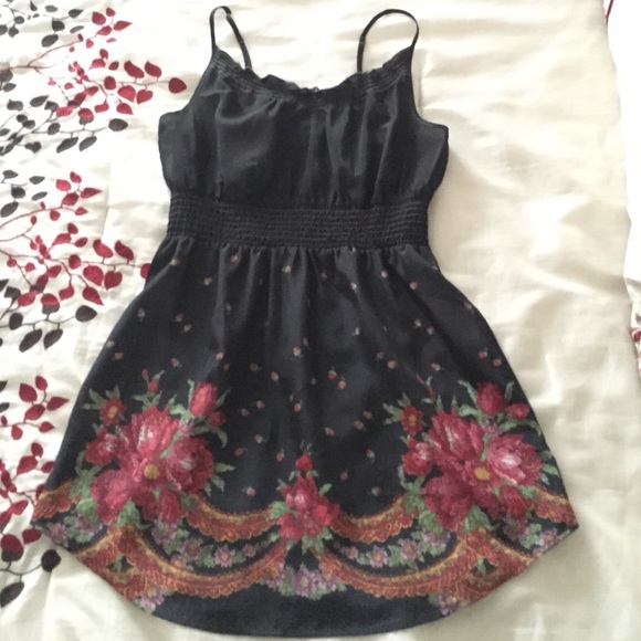 Large sexy floral dress