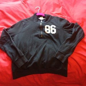 Victoria's Secret black quarter zip up
