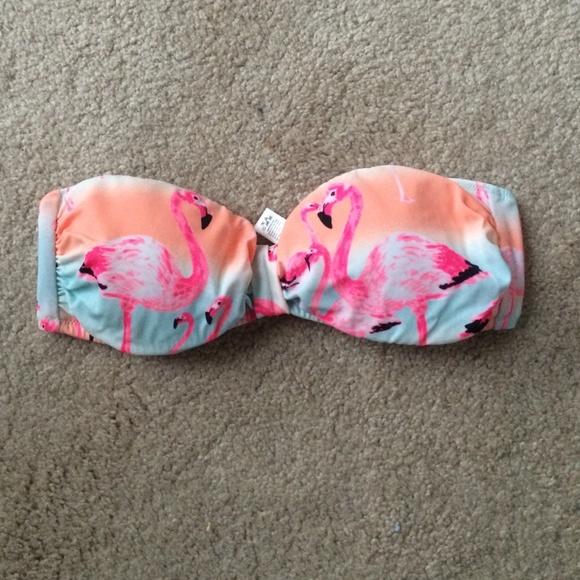 🚫SOLD🚫 PINK strapless bathing suit