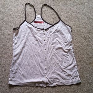 foreign exchange beige tank top