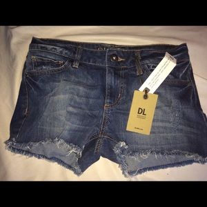 DL1961 Lola High Waisted Shorts