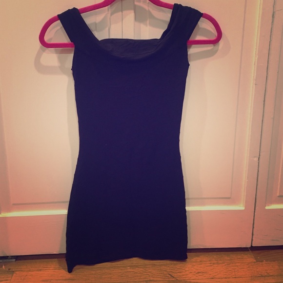 Black bandage dress