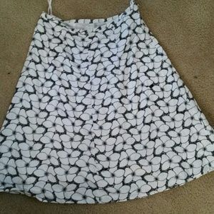 Black and white skirt