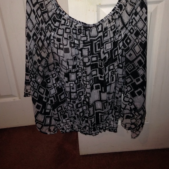 Sheer blouse