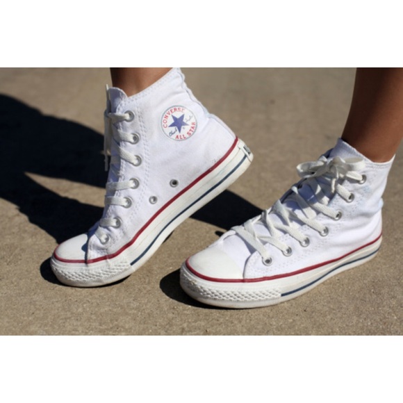 Converse Shoes - White High Top Converse
