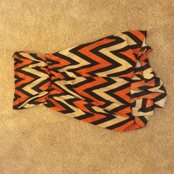 Cheveron High Low dress