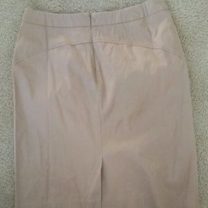 Khaki work skirt