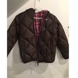 North Face reversible puffy jacket