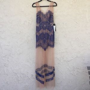 For Love and Lemons Antigua blue dress