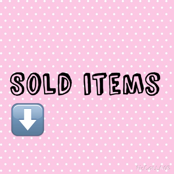 All items are sold from here down!