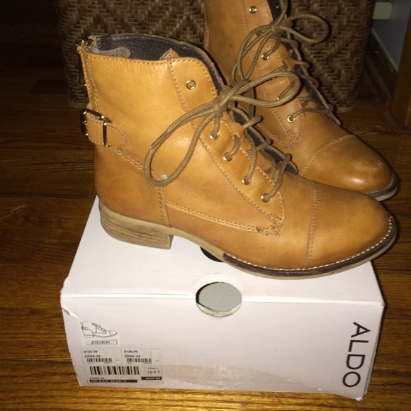 ALDO short brown boots