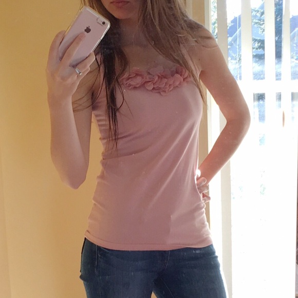 • NY&C Pink Floral Tank Top • - Picture 3 of 4