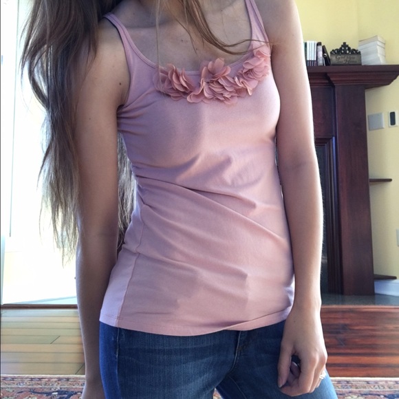 • NY&C Pink Floral Tank Top • - Picture 4 of 4