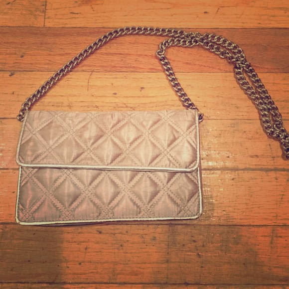 Marc Jacobs silver clutch!