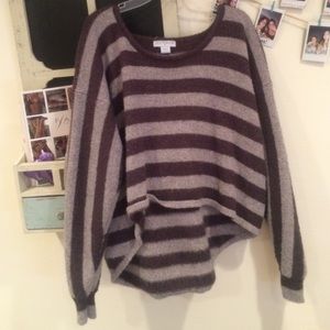 Striped soft sweater