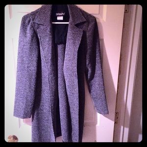 Black/white dress blazer