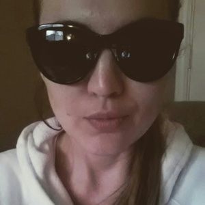 black cat eye sunglasses