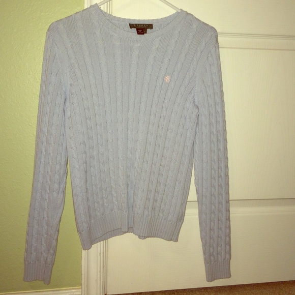 Light Blue Ralph Lauren Sweater - Picture 1 of 3