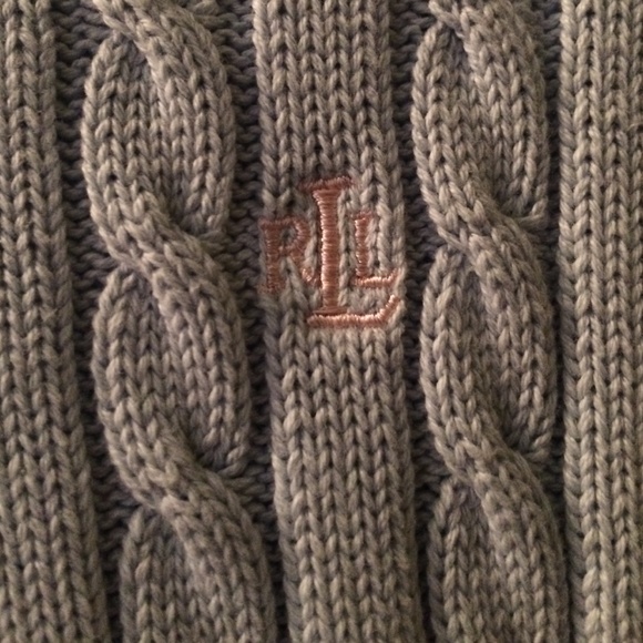 Light Blue Ralph Lauren Sweater - Picture 3 of 3