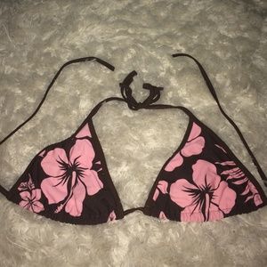 Super cute Hawaii floral bikini top