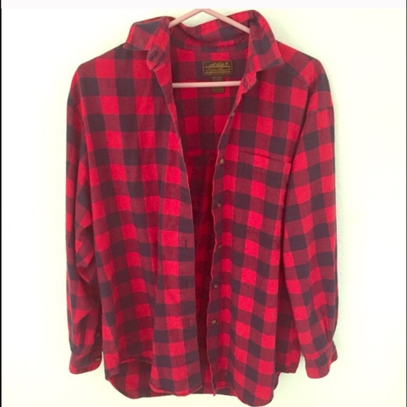 Red plaid flannel