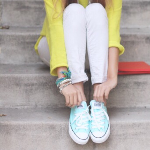 Converse Shoes - Aqua Chuck Taylor Converse