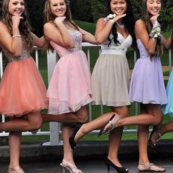 Pink homecoming dress