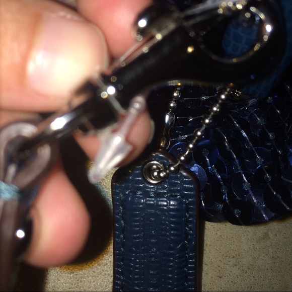 🚫SOLD COACH NWOT SEQUIN FRAMED BAG - Picture 4 of 4