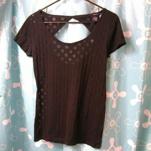 Black Polka Dot Shirt
