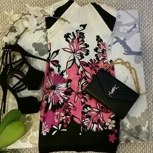 Bebe Spring Fling Floral Dress XXS