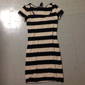 h & m body con dress