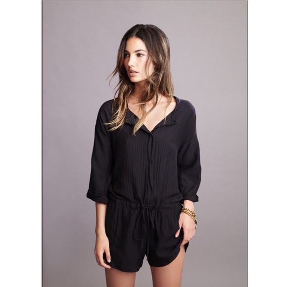 Sz P Lily Aldridge for Velvet Cotton Sateen Romper
