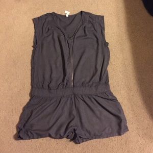 Dark Grey Romper