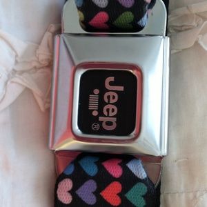 Jeep Heart Pattern Seatbelt Belt