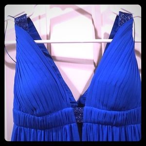 Royal blue dress cocktail dress