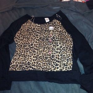 Cheetah print long sleeve- Victoria's Secret