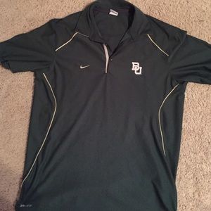 Mens Baylor Nike Dri-fit Polo