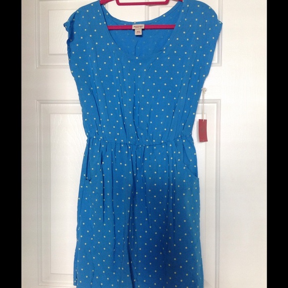 Blue Polka Dot Dress