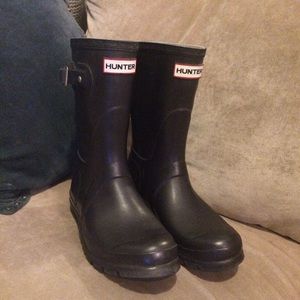 Dark purple Original Short Hunter Rainboots
