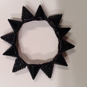 Black Spike Bracelet