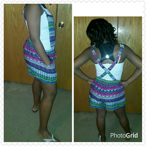 Beautiful Colorful Romper - Picture 2 of 3