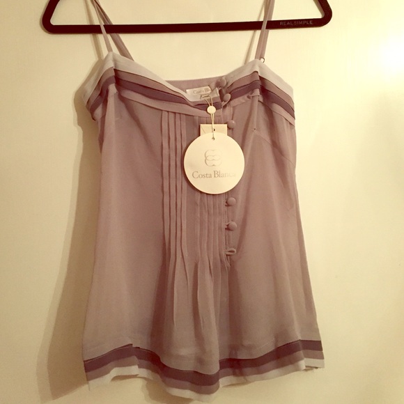 Costa Blanca Grey Blouse