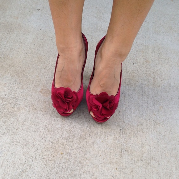 Beautiful red,pink shoes