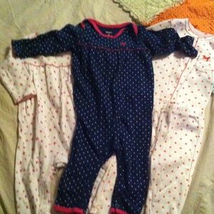 3 light carters summer jammies 6 months