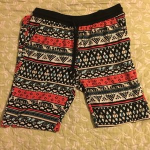 Aztec print leggings.